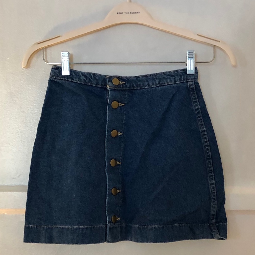 American Apparel Denim Skirt
